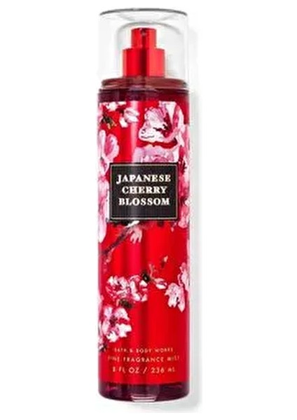 Japanese Cherry Blossom Vücut Spreyi Çiçeksi Koku 236 ml Kadınlar İçin