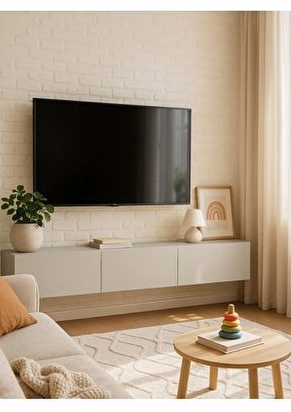 Cercei Tv Standı 180 cm Kumtaşı