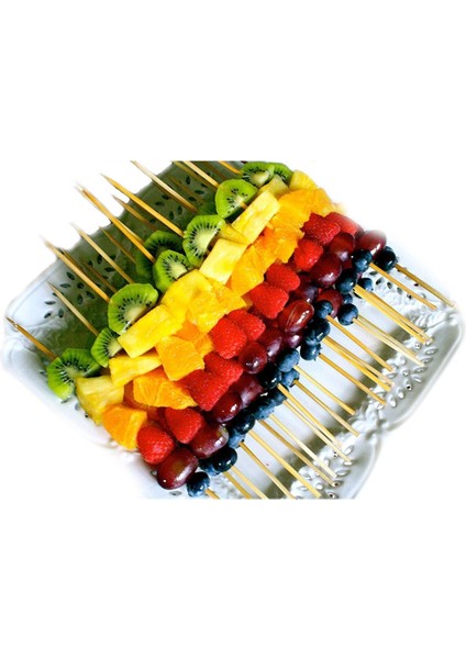 Bambu Çöp Şiş Ahşap Çubuk 100 Adet Bambu Ahşap Şiş Çubukları 25 cm 3 mm Bambu Ahşap 100 Adet Barbekü Şiş Parti Izgarası indirimleri