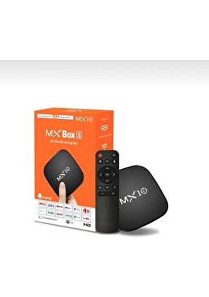 4K Android Tv Box + Stick Wifi Akıllı Tv Kutusu ve Kumandası Medya Oynatıcı