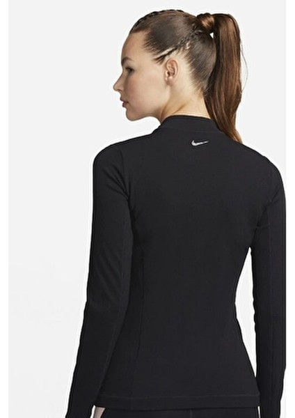 Yoga Dri-Fit Luxe Fitted Full-Zip Siyah Kadın Sweatshirt fiyatları
