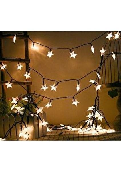 Güneş Enerjili Solar Yıldızlı 8 Fonksiyonlu 7 Metre 30 Yıldız Günışığı LED Su Geçirmez modelleri