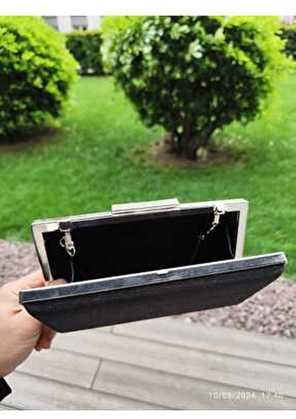 Lowell Abiye Çanta Kutu Gece Şık Çanta El Kulplu