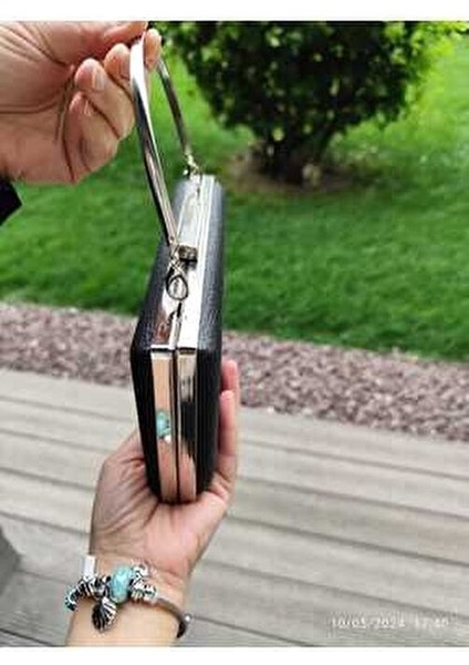 Lowell Abiye Çanta Kutu Gece Şık Çanta El Kulplu