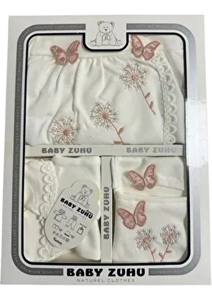 5'li Lüks Hastane Çıkış Seti / Bebek Kıyafeti