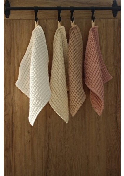 Waffle Mutfak Havlusu Seti 8'li %100 Pamuk - (30X30 Cm) fiyatları