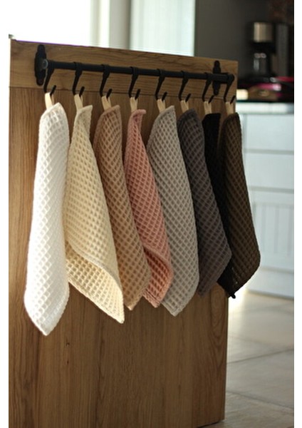 Waffle Mutfak Havlusu Seti 8'li %100 Pamuk - (30X30 Cm) indirimleri