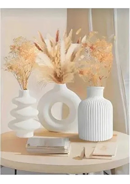 3lü Iskandinav Tarzı Bohem Vazo Hediyelik Pinterest Pampas Vazosu Set Vazo Dekoratif Eşya