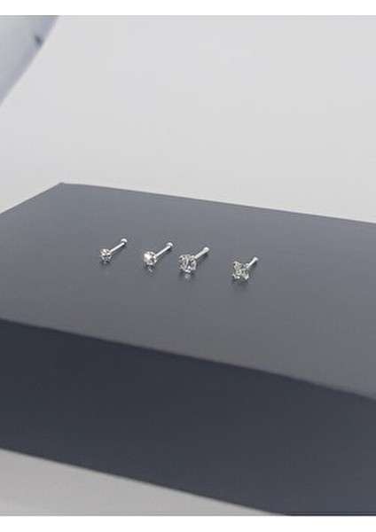 925 Ayar Gümüş 4'lü Ekonomik Hızma Seti (1,5mm-2mm-2,5mm Taşlı Yuvarlak+2mm Kare Tektaş)