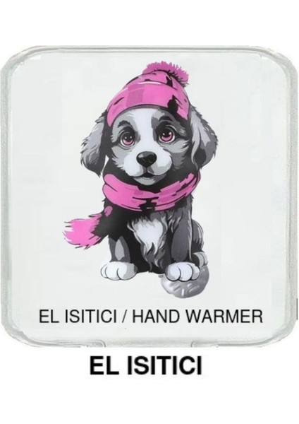 Kırmızı Bereli Köpek Cep Sobası,el Isıtıcı,sıcak Su Torbası Pvc 10X9,5CM modelleri