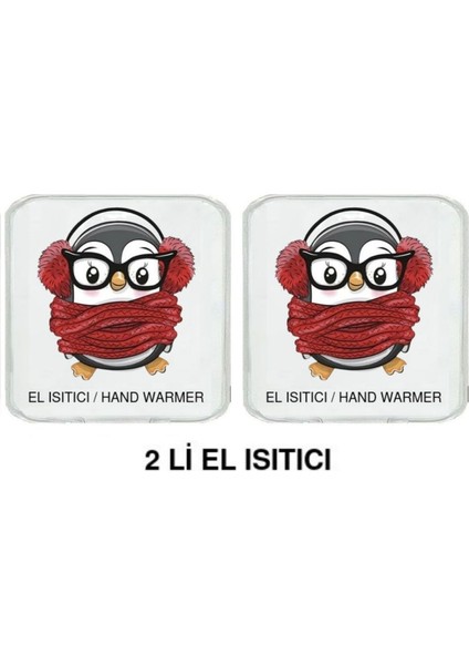 2 Adet Atkılı Penguen Cep Sobası,el Isıtıcı,sıcak Su Torbası Pvc 10X9,5CM modelleri