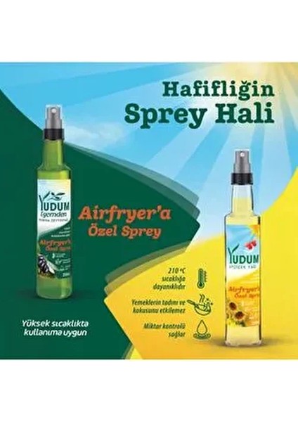 2’li Sprey Yağ Seti – Ayçiçek & Zeytinyağı (2X250 Ml) – Airfryer’a Özel fiyatları