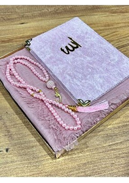 3'lü Hediyelik, Çeyizlik, Mevlütlük, Bohçalık ,gelin Bohçası Flamlı Namaz Örtüsü Yasin Tesbih Seti fiyatları