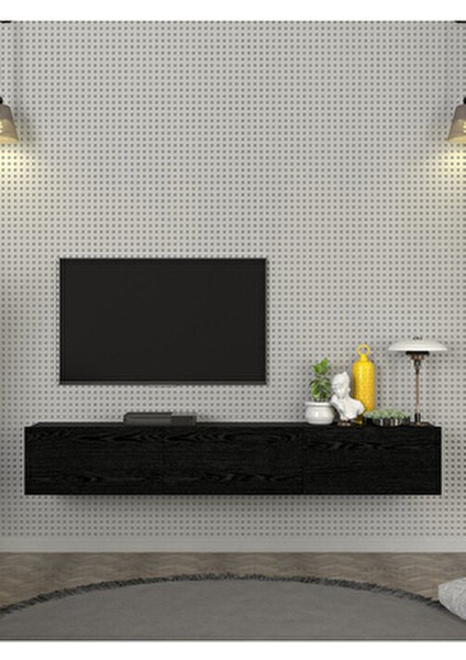 Cercei Tv Ünitesi 180 cm Senkron Siyah fiyatları