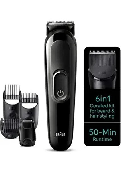 6-In-1 Multi Grooming Kit Series 3 For Beard & Hair Styling, Ultra-Sharp Blade – Mgk 3410 fiyatları