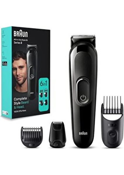 6-In-1 Multi Grooming Kit Series 3 For Beard & Hair Styling, Ultra-Sharp Blade – Mgk 3410 modelleri