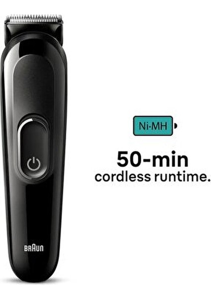 6-In-1 Multi Grooming Kit Series 3 For Beard & Hair Styling, Ultra-Sharp Blade – Mgk 3410