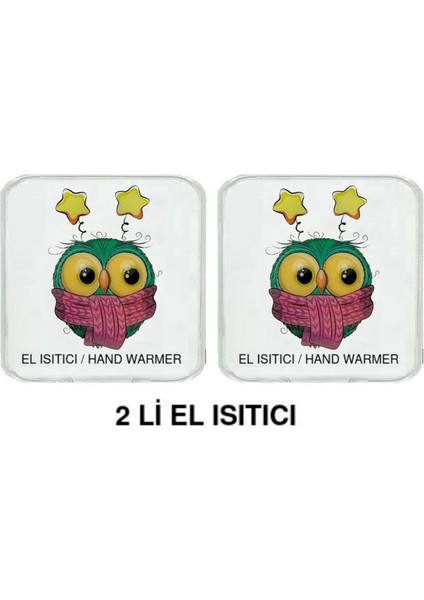 2 Adet Atkılı Baykuş Cep Sobası,el Isıtıcı,sıcak Su Torbası Pvc 10X9,5CM modelleri