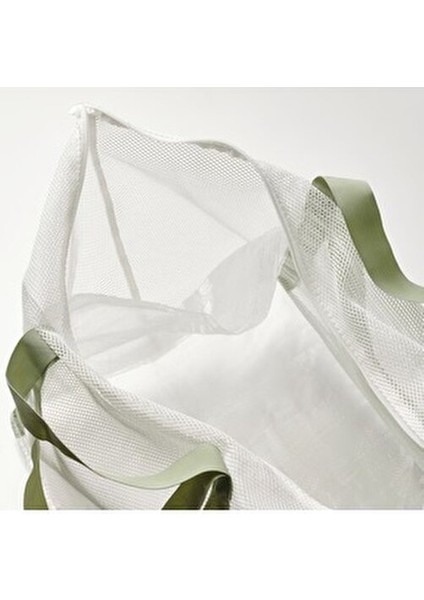 Dajlien 40 Lt 2 Parçalı Beyaz Nemi Önleyen Fileli Spor Plaj Aktivite Çantası 50X36X39 cm fiyatları