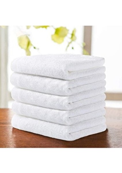 Beyaz Iki Adet El Yüz Havlusu 30 x 50 cm Mutfak Banyo Spor Misafir Havlu Seti %100 Pamuk Yumuşak modelleri