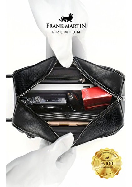 Milano Hakiki Deri Siyah Erkek El Çantası fırsatları