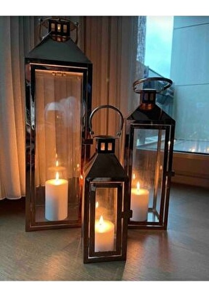 Beyaz Silindir Mum Vanilya Kokulu Çap7 cm Boy 6-9-12CM 3 Adet modelleri