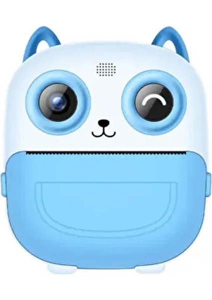 Çocuklar Için Termal Yazıcılı Dijital Fotoğraf ve Selfie Kamera Bas Çek Yazdır