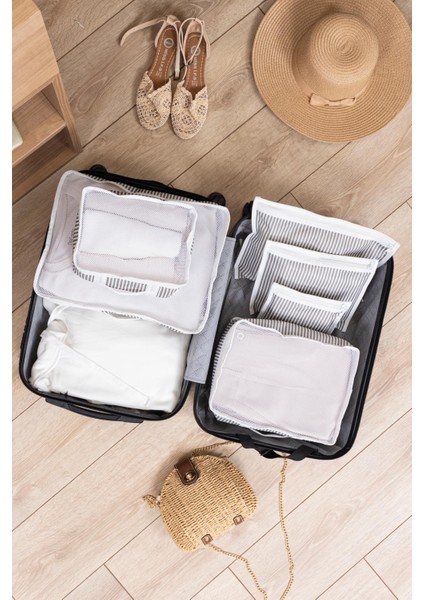 6 Parça Bavul Içi Düzenleyici Set