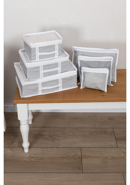 6 Parça Bavul Içi Düzenleyici Set