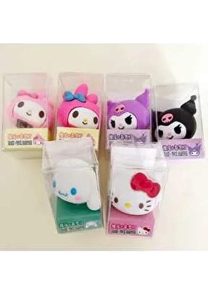 Sanrio Kawaii Kuromi Cinnamoroll My Melody Hello Kitty Figürlü Kalem Tıraş Okul Sevimli Hediye