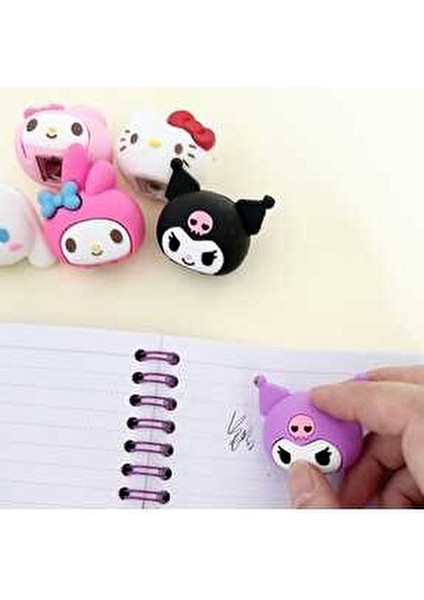 Sanrio Kawaii Kuromi Cinnamoroll My Melody Hello Kitty Figürlü Kalem Tıraş Okul Sevimli Hediye fırsatları
