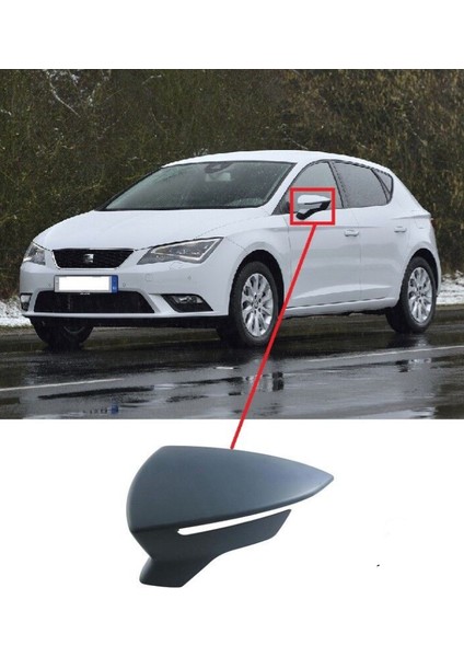Seat Leon 3 Mk3 2013-2020 Arası Modeller Sol Yan Dış Dikiz Aynası Kapağı 5F0857537B fiyatları