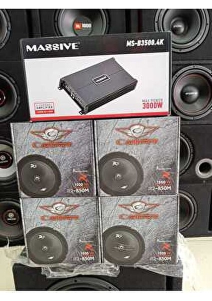 Set!! 30 cm For-Xx Kabinli Bas, 4 Adet Cadence R2-850M Kurşun Göbek 20 cm Midrange MS-B3500.4K Amfi indirimleri