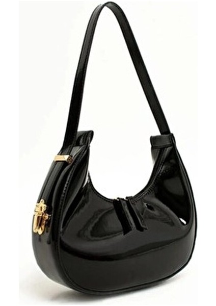 Kadın Rugan Deri Baget Çanta Suni Deri Orta Boy Organik Temel Koleksiyon fiyatları