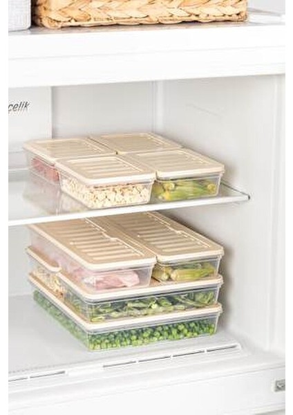 4'lü Set Freshbox Mikrodalga ve Difrize Uygun Saklama Kabı indirimleri