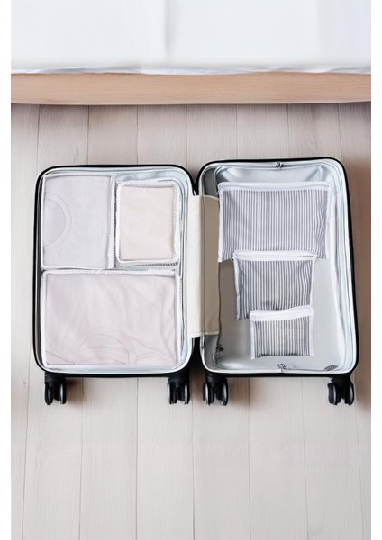 6 Parça Bavul Organizer Düzenleyici - Gri fırsatları