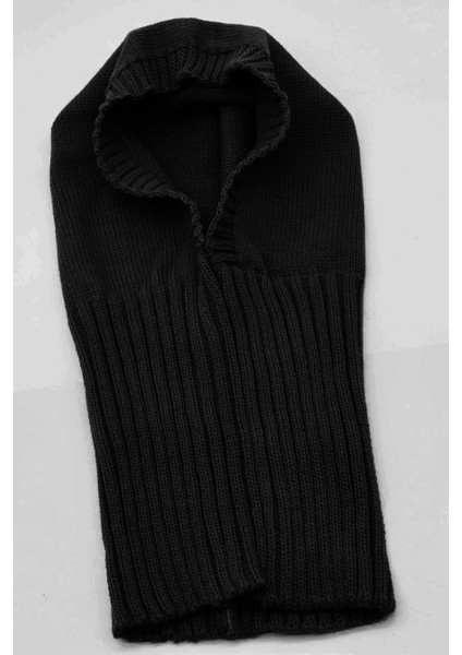 Balaclava Kadın Triko Kar Maskesi Bere Boyunluk Siyah fiyatları