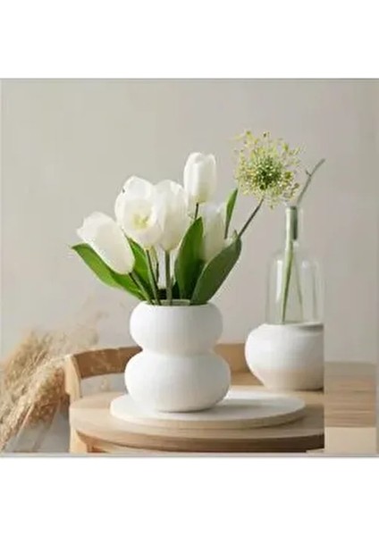 Dekoratif Seramik Vazo Iskandinav Bohem Ev Dekor