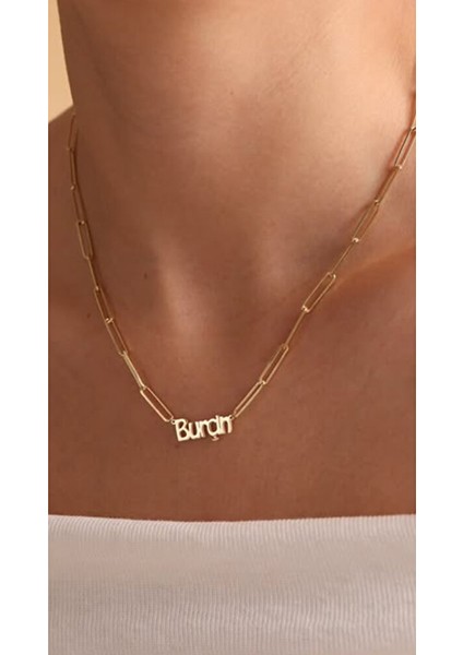 Kalın Ataç Zincir Kişiselleştir 925 Ayar fiyatları