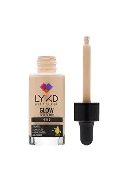 Glow Perfector 4'ü 1 Arada Işıltılı Fondöten (Baz, Kapatıcı, Aydınlatıcı, Bb Krem) 118 Fair fiyatları