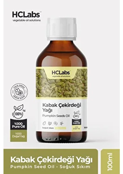 Kabak Çekirdeği Yağı Soğuk Sıkım 100 ml