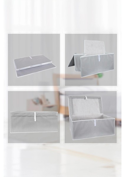 3'lü Çok Amaçlı Kutu Megaplus 70X40X30 Cm) Seti Yeni Sezon Su Geçirmez Nano Teknoloji Kumaş indirimleri