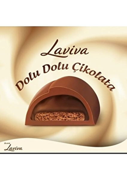 Kakaolu Bisküvi ve Yoğun Bitter Çikolata Dolgulu Sütlü Çikolata Kaplamalı Laviva 35 Gram x (24 Adet) fiyatları