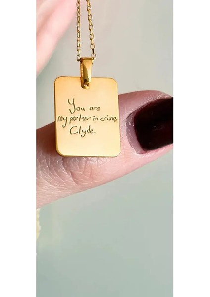 Plakana Istediğini Yazdır 925 Ayar