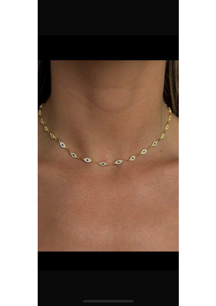 Nazar Kolye Chokeer 925 Ayar