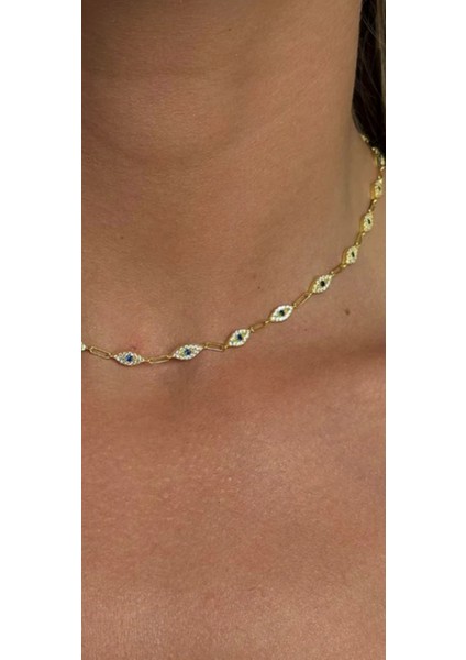 Nazar Kolye Chokeer 925 Ayar fiyatları