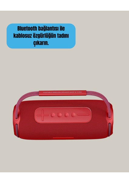 Rgb LED Işıklı 20W Taşınabilir Bluetooth Hoparlör Ipx6 Suya Dayanıklı modelleri