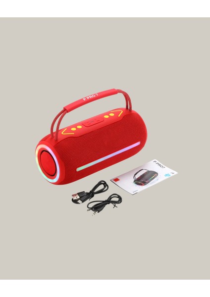 Rgb LED Işıklı 20W Taşınabilir Bluetooth Hoparlör Ipx6 Suya Dayanıklı indirimleri