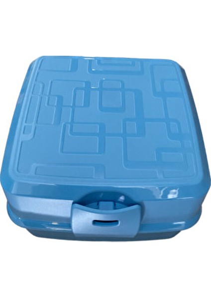 Premium Beslenme Kutusu Mavi Renkli Pratik Tasarım 1 Adet Kapasite