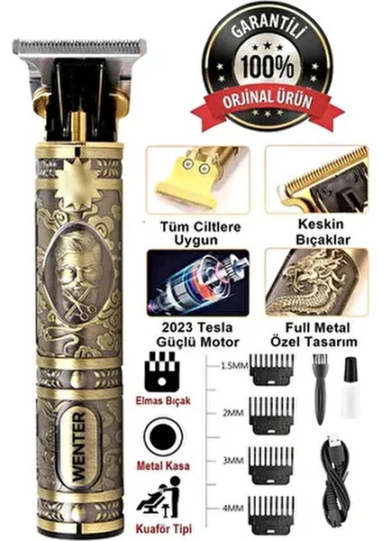 Tıraş Makinesi USB Şarjlı Saç Sakal Vücut Kıl Tüy Alma Kadın Erkek Epilasyon Berber & Kişisel